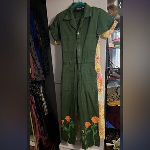 Big Bud press CA poppy size small jumpsuit